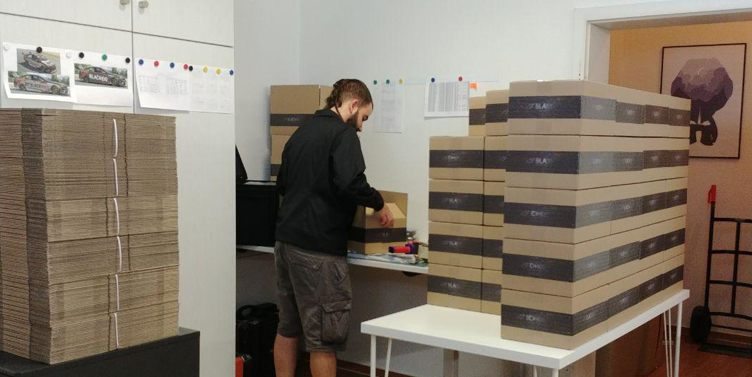 Ruben packing some b-explorers